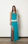 Mshai Reversible Skirt-Mint/Turquoise
